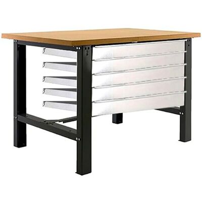 Banco de trabajo Simon Rack BT6 - 5 Cajones MDF - 1200x750mm Banco de trabajo Simon Rack BT6 - 5 Cajones MDF - 1200x750mm