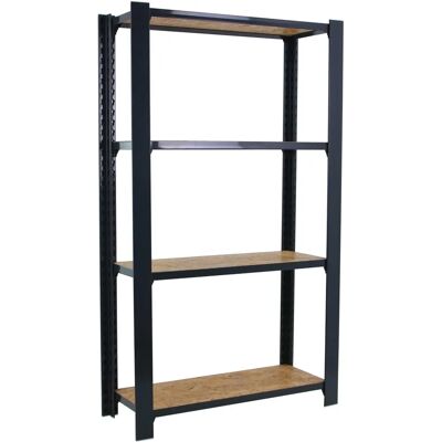 Estantería pesada Simonrack - OFFICLICK 4/300 Madera Anthracita/Braun - 150x80x30 cm Estantería pesada Simonrack - OFFICLICK 4/300 Madera Anthracita/Braun - 150x80x30 cm