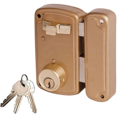 Ucem - Cerradura de Sobreponer de 1 Punto - Derecha Ucem - Cerradura de Sobreponer de 1 Punto - Derecha