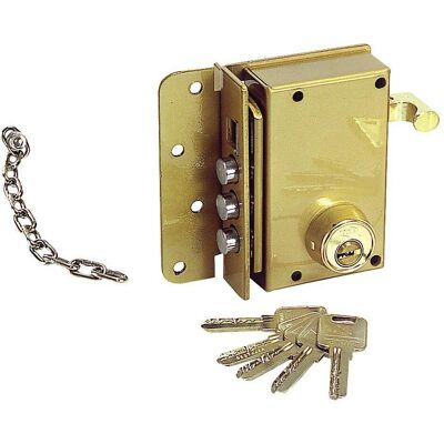 Ucem 4500-s-he Cerradura Seguridad Izquierda - Cerradura de Sobreponer Ucem 4500-s-he Cerradura Seguridad Izquierda - Cerradura de Sobreponer