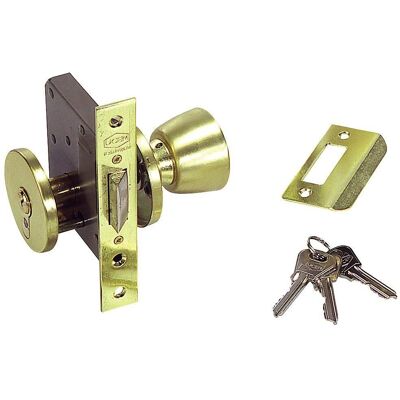 Ucem 5300P Cerradura Reversible Acabado en Latón - Para Puertas y Portones Ucem 5300P Cerradura Reversible Acabado en Latón - Para Puertas y Portones
