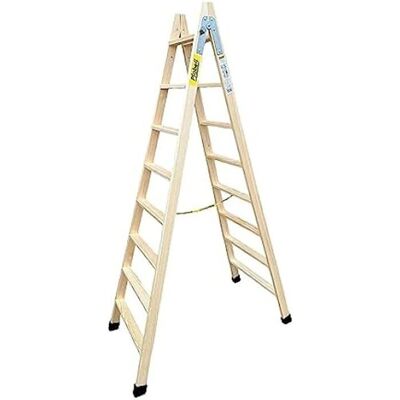 Escalera plegable de 8 peldaños Plabell - Escalera Escalera plegable de 8 peldaños Plabell - Escalera
