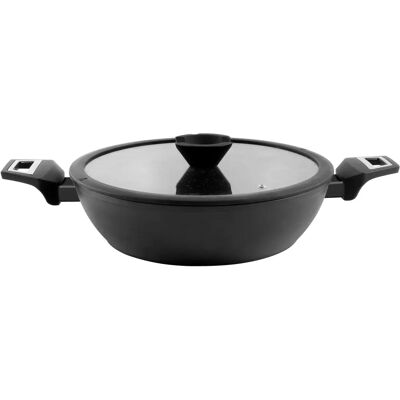 Sogo OLL-SS-23195 Caçarola de alumínio forjado - Preto Sogo OLL-SS-23195 Caçarola de alumínio forjado - Preto