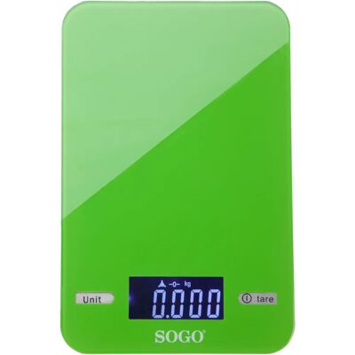 Sogo Balança de cozinha - 5kg - Verde Sogo Balança de cozinha - 5kg - Verde