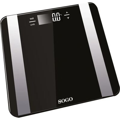 Balança Pessoal Sogo - 150kg - Gordura & Água - LCD Balança Pessoal Sogo - 150kg - Gordura & Água - LCD