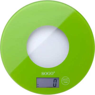 SOGO BAC-SS-3965G - Verde - Balança de cozinha SOGO BAC-SS-3965G - Verde - Balança de cozinha
