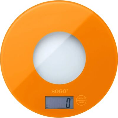 SOGO BAC-SS-3965-O - Laranja - Balança de cozinha SOGO BAC-SS-3965-O - Laranja - Balança de cozinha