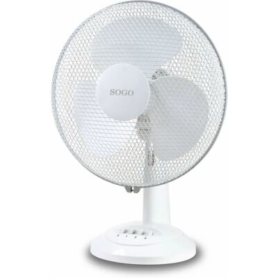 Sogo VEN-SS-21410 - Blanco - Ventilador de sobremesa Sogo VEN-SS-21410 - Blanco - Ventilador de sobremesa