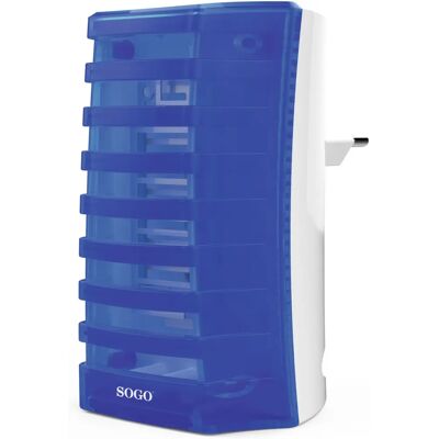Sogo Mini Mata Insetos - LED UV-A, Grade Elétrica, 20m² Sogo Mini Mata Insetos - LED UV-A, Grade Elétrica, 20m²
