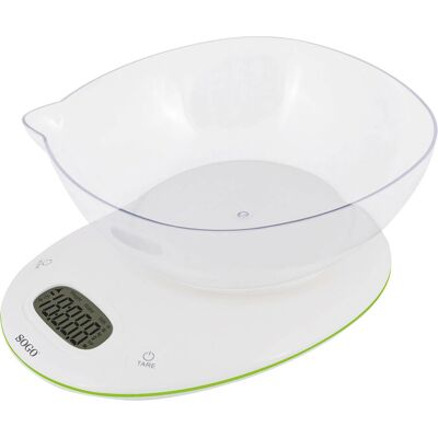 SOGO BAC-SS-3985 - Branca - Balança de cozinha SOGO BAC-SS-3985 - Branca - Balança de cozinha