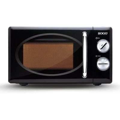 Four à micro-ondes SOGO 20L 700W Style Rétro - Publicité Four à micro-ondes SOGO 20L 700W Style Rétro - Publicité