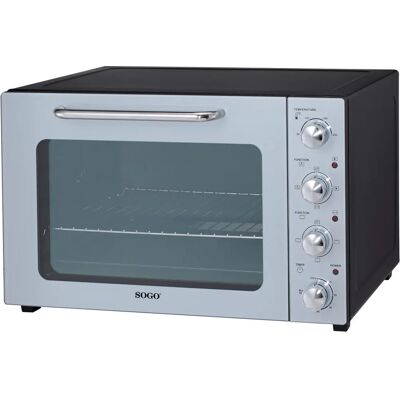 Sogo 58L Grande Forno de Ar Quente - Vermelho Sogo 58L Grande Forno de Ar Quente - Vermelho