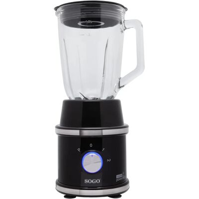 Sogo Mixeur en verre + Meule 1,5 l 1300 W - Publicité Sogo Mixeur en verre + Meule 1,5 l 1300 W - Publicité