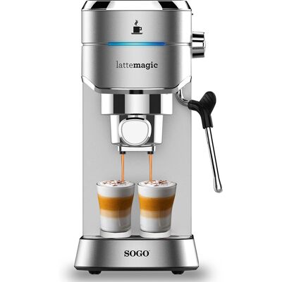 Sogo Espressomaschine - RVS Sogo Espressomaschine - RVS