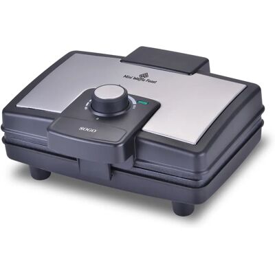 Sogo WAF-SS-7230 - Aço inoxidável - Máquina de waffles Sogo WAF-SS-7230 - Aço inoxidável - Máquina de waffles