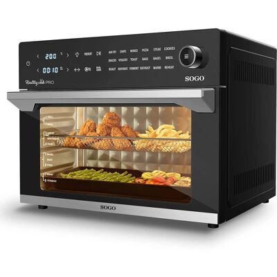 Sogo FRE-SS-10495 - Negro - Horno freidora Sogo FRE-SS-10495 - Negro - Horno freidora