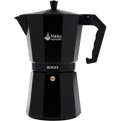Sogo CAF-SS-7620 - Preto - Cafeteira moka Sogo CAF-SS-7620 - Preto - Cafeteira moka