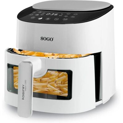 Fritadeira Sem Óleo SOGO FRE-SS-10840 (4L - Branca) Fritadeira Sem Óleo SOGO FRE-SS-10840 (4L - Branca)