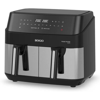 SOGO Friggitrice ad aria digi Fritteuse mit doppeltem Korb SOGO Friggitrice ad aria digi Fritteuse mit doppeltem Korb