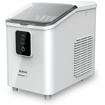 Sogo MHE-SS-12045 Macchina per Cubetti di Ghiaccio - Portatile, 12 kg/24h, 120W, Bianco Sogo MHE-SS-12045 Macchina per Cubetti di Ghiaccio - Portatile, 12 kg/24h, 120W, Bianco