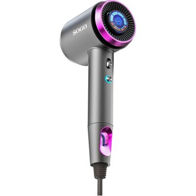 Sogo Hajszárító S-3225 - 1800W, Ezüst Sogo Hajszárító S-3225 - 1800W, Ezüst