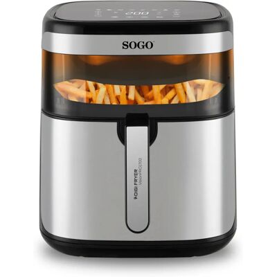 Sogo FRE-SS-10905 - Schwarz, Silber - Heißluftfritteuse Sogo FRE-SS-10905 - Schwarz, Silber - Heißluftfritteuse