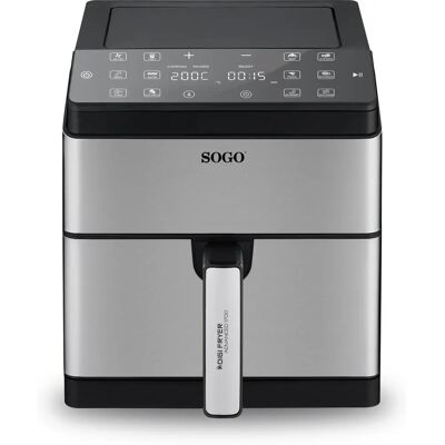 Sogo FRE-SS-10910 - Argent - Friteuse à air chaud - Publicité Sogo FRE-SS-10910 - Argent - Friteuse à air chaud - Publicité