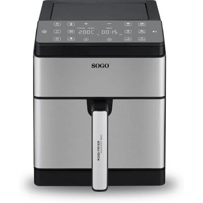 Sogo FRE-SS-10915 - Zilver - Hetelucht friteuse Sogo FRE-SS-10915 - Zilver - Hetelucht friteuse
