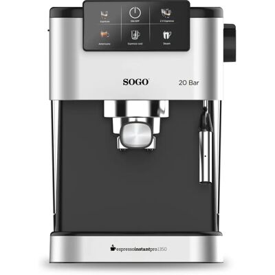 SOGO CAF-SS-5668 - Argento - Macchina da caffè espresso SOGO CAF-SS-5668 - Argento - Macchina da caffè espresso