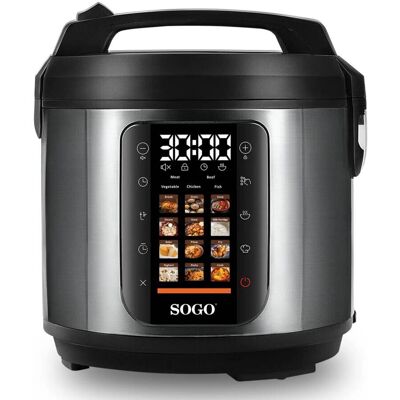 Sogo OLL-SS-10615 Multi cuocitore - 5L, 900W, Acciaio inox Sogo OLL-SS-10615 Multi cuocitore - 5L, 900W, Acciaio inox