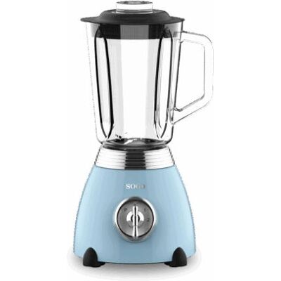 Sogo - BAT-SS-5561 - 1,5 L - Bleu - Mixeur - Publicité Sogo - BAT-SS-5561 - 1,5 L - Bleu - Mixeur - Publicité
