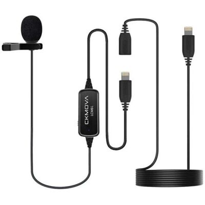 CKMOVA LCM6L - Microphone Lightning - Microphone Lavalier Omnidirectionnel - Publicité CKMOVA LCM6L - Microphone Lightning - Microphone Lavalier Omnidirectionnel - Publicité
