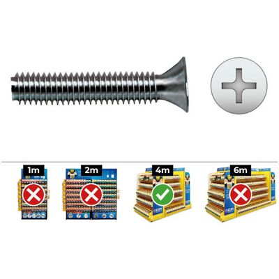 CELO 4 x 10 mm Zinkbeschichtete Stahlschrauben - 500 Stück CELO 4 x 10 mm Zinkbeschichtete Stahlschrauben - 500 Stück