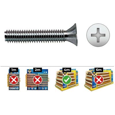Tornillos av Celo 5x10 mm Zincados - Caja de 500 unidades Tornillos av Celo 5x10 mm Zincados - Caja de 500 unidades