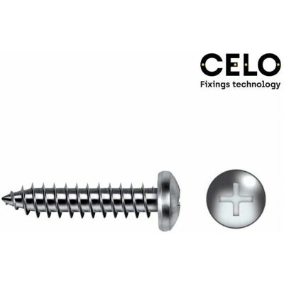 CELO Modello 7981 Viti in Acciaio Zincato - 4,2x25mm - 250 Pezzi CELO Modello 7981 Viti in Acciaio Zincato - 4,2x25mm - 250 Pezzi