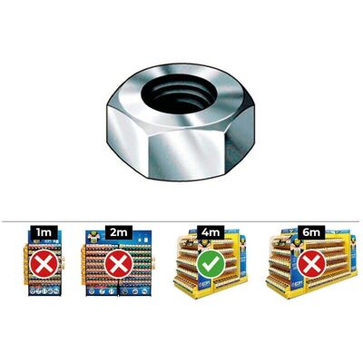Tassello Zincato Celo 4mm - Fissaggio Esagonale in Acciaio - 1000 Pezzi Tassello Zincato Celo 4mm - Fissaggio Esagonale in Acciaio - 1000 Pezzi