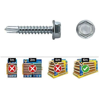 Vite autofilettante CELO 5,5 x 63 mm Zincata - Vite Vite autofilettante CELO 5,5 x 63 mm Zincata - Vite