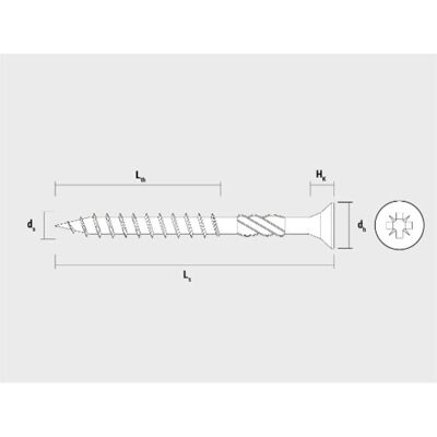 CELO Vlox verzinkte Senkkopfschrauben - 250 Stück - Holz - PZ2 - 5x35mm CELO Vlox verzinkte Senkkopfschrauben - 250 Stück - Holz - PZ2 - 5x35mm
