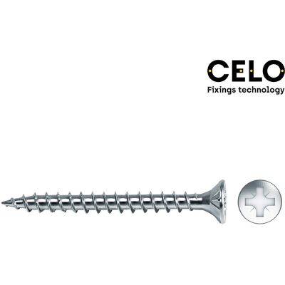 Viti in zinco Celo 250 pz - 5 x 45 mm Viti in zinco Celo 250 pz - 5 x 45 mm