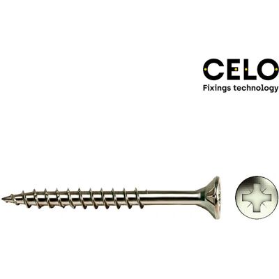 Tornillos de madera Celo 4x70mm - Zincados - 200 unidades Tornillos de madera Celo 4x70mm - Zincados - 200 unidades