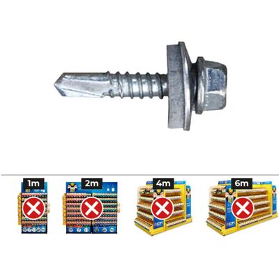 Tornillo Hexagonal Celo Ø4.8x16mm - 1000 Unidades Tornillo Hexagonal Celo Ø4.8x16mm - 1000 Unidades