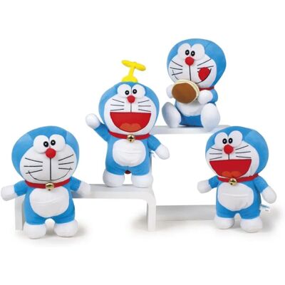 Brinquedo de pelúcia Doraemon - 20 cm Sortido de pelúcia macia para crianças Brinquedo de pelúcia Doraemon - 20 cm Sortido de pelúcia macia para crianças