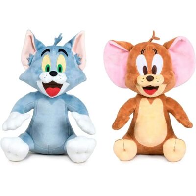 Figuras de peluche Tom e Jerry - 2 sortidas 20 cm Figuras de peluche Tom e Jerry - 2 sortidas 20 cm