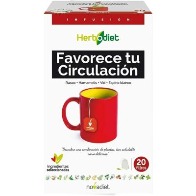Novadiet Herbodiet Organic Blood Circulation Herbal Tea - 20 Filters Novadiet Herbodiet Organic Blood Circulation Herbal Tea - 20 Filters