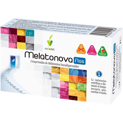 Novadiet Melatonova Modelo 1,95mg - Apoio ao sono Novadiet Melatonova Modelo 1,95mg - Apoio ao sono