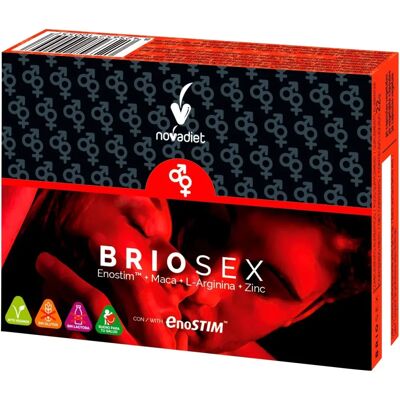 Novadiet Briosex 30 Cápsulas - Suplemento Alimentar Novadiet Briosex 30 Cápsulas - Suplemento Alimentar