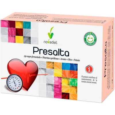 Novadiet Presalta 60 Capsules - Dietary Supplement for Blood Pressure & Heart Health Novadiet Presalta 60 Capsules - Dietary Supplement for Blood Pressure & Heart Health