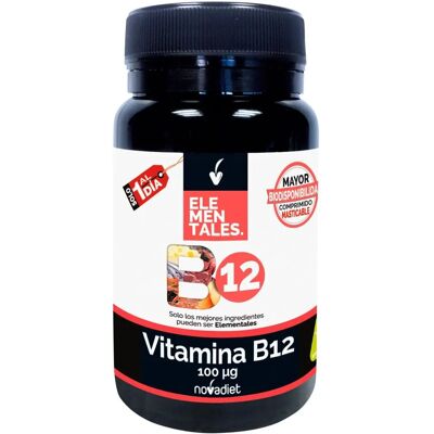 Novadiet Vitamina B12 100μg - 120 Comprimidos - Apoia Energia e Sistema Nervoso Novadiet Vitamina B12 100μg - 120 Comprimidos - Apoia Energia e Sistema Nervoso