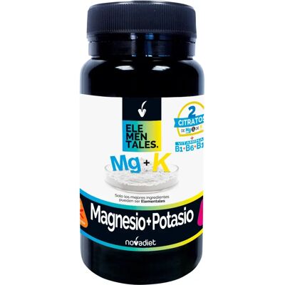 Novadiet Elementales Magnésio Potássio - Suplemento 60 Comprimidos Novadiet Elementales Magnésio Potássio - Suplemento 60 Comprimidos