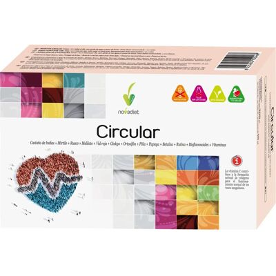 Novadiet Brand Circular 20 Vials - Natural Circulation Support Novadiet Brand Circular 20 Vials - Natural Circulation Support